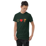 Peace. Love. Tiki Drinks Short Sleeve T-Shirt