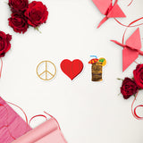 Peace. Love. Tiki Drinks stickers